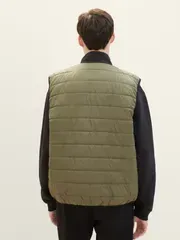 Чоловіча жилетка Tom Tailor Безрукавка Denim Herren Weste Tom Tailor L Хакі | 1038924-10415 - фото 2