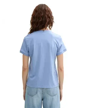 Жіноча футболка Tom Tailor Basic | 1045543-37106 фото