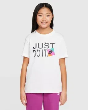 Дитяча футболка Nike K NSW TEE BRANDMARK 1 JDI L | HM5852-100 фото