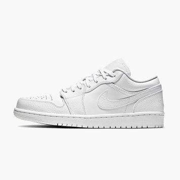 Кросівки Air Jordan 1 Low 'Triple White'| 553558-130 553558-130 фото
