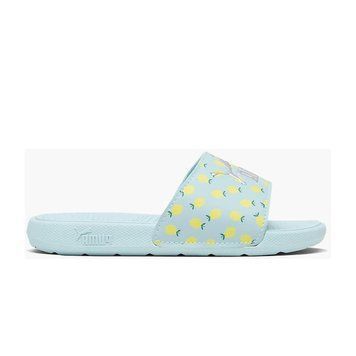 Дитячі капці Puma Cool Cat 2.0 Lemon Slides Turquoise | 395657-02 395657-02 фото