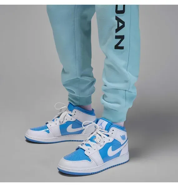 Дитячі штани Air Jordan Jdb Mj Ess Flc Baseline Light Blue | 95F084-U5V фото