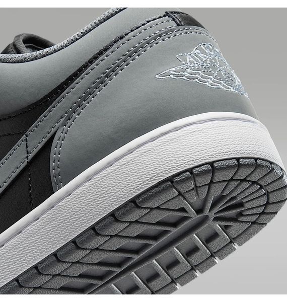 Чоловічі кросівки Air Jordan 1 Low Grey/Black | IU7550-065 IU7550-065 фото