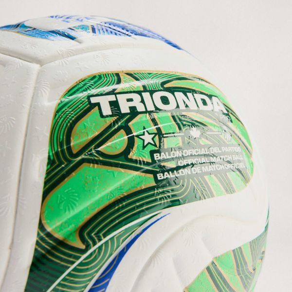 Футбольний м'яч adidas FIFA WORLD CUP 26&trade; TRIONDA PRO 'White / Solar Blue / Hi-Res Red / Flash Lime'| JD8021 JD8021 фото