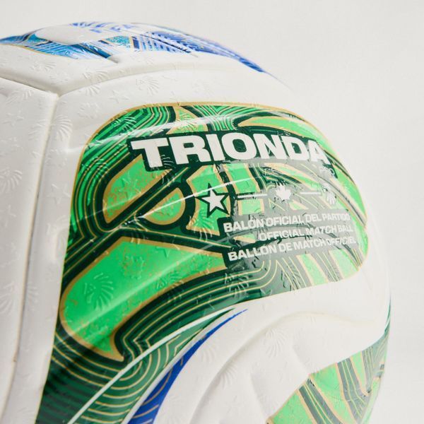Футбольний м'яч adidas FIFA WORLD CUP 26&trade; TRIONDA PRO 'White / Solar Blue / Hi-Res Red / Flash Lime'| JD8021 JD8021 фото