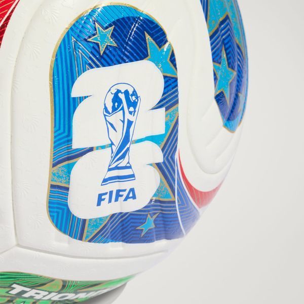 Футбольний м'яч adidas FIFA WORLD CUP 26&trade; TRIONDA PRO 'White / Solar Blue / Hi-Res Red / Flash Lime'| JD8021 JD8021 фото