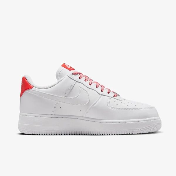 Жіночі кросівки Nike Air Force 1 '07 'Patterned Red Laces'| IB7167-103 IB7167-103 фото