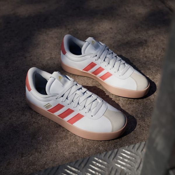 Жіночі кросівки adidas VL COURT 3.0 'Cloud White / Preloved Scarlet / Gold Metallic'| JP5346 JP5346 фото