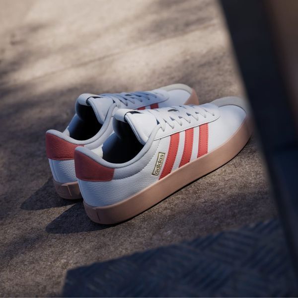 Жіночі кросівки adidas VL COURT 3.0 'Cloud White / Preloved Scarlet / Gold Metallic'| JP5346 JP5346 фото
