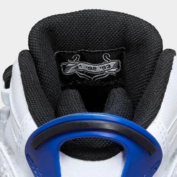 Кросівки Jordan 6 Rings GS 'White Black Game Royal'| 323419-142 323419-142 фото