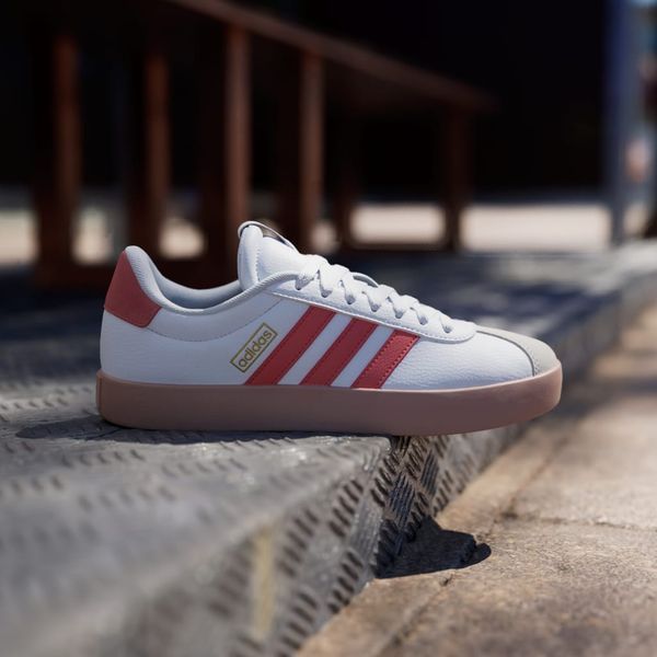 Жіночі кросівки adidas VL COURT 3.0 'Cloud White / Preloved Scarlet / Gold Metallic'| JP5346 JP5346 фото