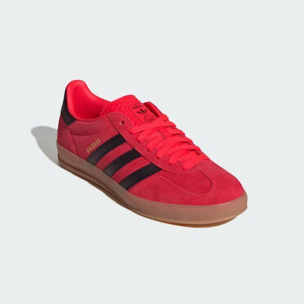 Кросівки adidas Gazelle Indoor 'Lucid Red Black'| JR6304 JR6304 фото