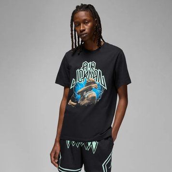 Чоловіча футболка Jordan Tee Rock Black DriFit | FN6016-010 FN6016-010 фото