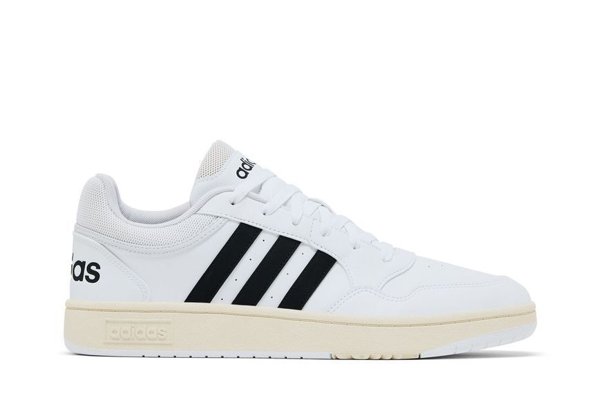 Чоловічі кросівки adidas Hoops 3.0 Low Classic Vintage 'White Black'| GY5434 GY5434 фото