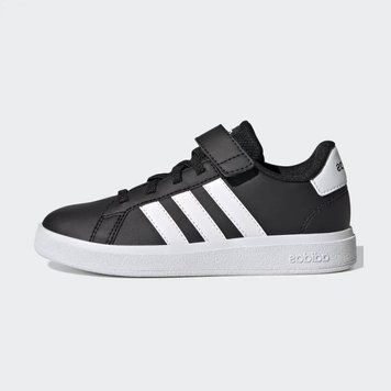 Дитячі кросівки adidas Grand Court J 'Black White'| GW6513 GW6513 фото