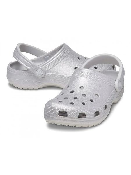 Капці unisex Crocs Classic Glitter Clog SilGlt | 205942-0IC 205942-0IC фото