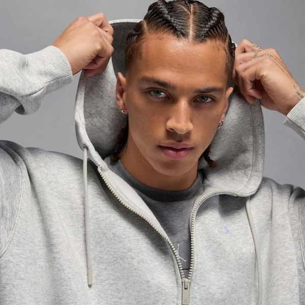 Чоловіча толстовка Jordan Brooklyn Fleece Oversized Full-Zip Hoodie | IB7231-050 IB7231-050 фото