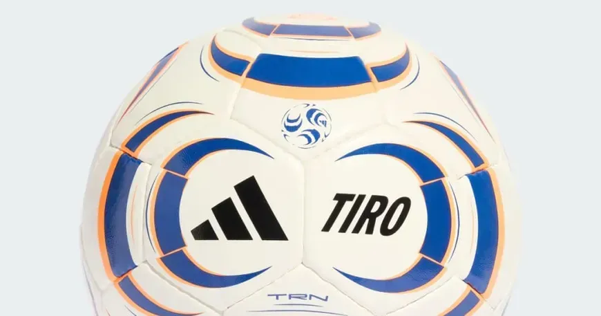 Футбольний м'яч adidas TIRO 'White / Power Blue'| JW1528 фото