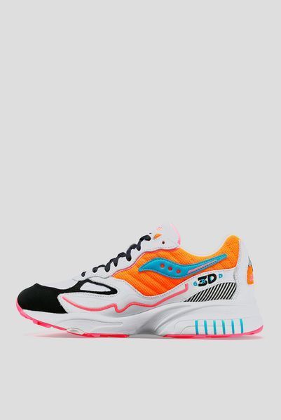 Кросівки Saucony 3D Grid Hurricane 'White Orange'| S70646-5 S70646-5 фото