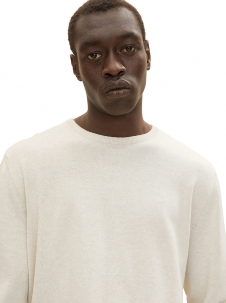 Чоловіча кофта Tom Tailor Basic crew neck | 1027661-30318 1027661-30318 фото