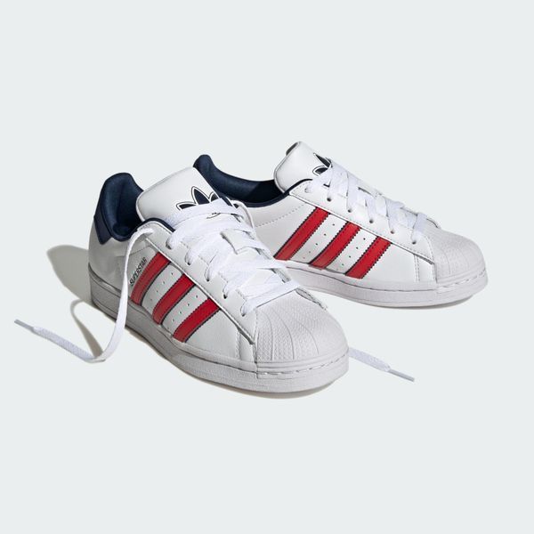 Кросівки adidas Superstar Big Kid 'White Scarlet Indigo'| IG0249 IG0249 фото