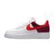 Жіночі кросівки Nike Air Force 1 '07 'White Light Crimson Team Red'| IR0872-101
