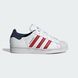 Кросівки adidas Superstar Big Kid 'White Scarlet Indigo'| IG0249 IG0249 фото 2