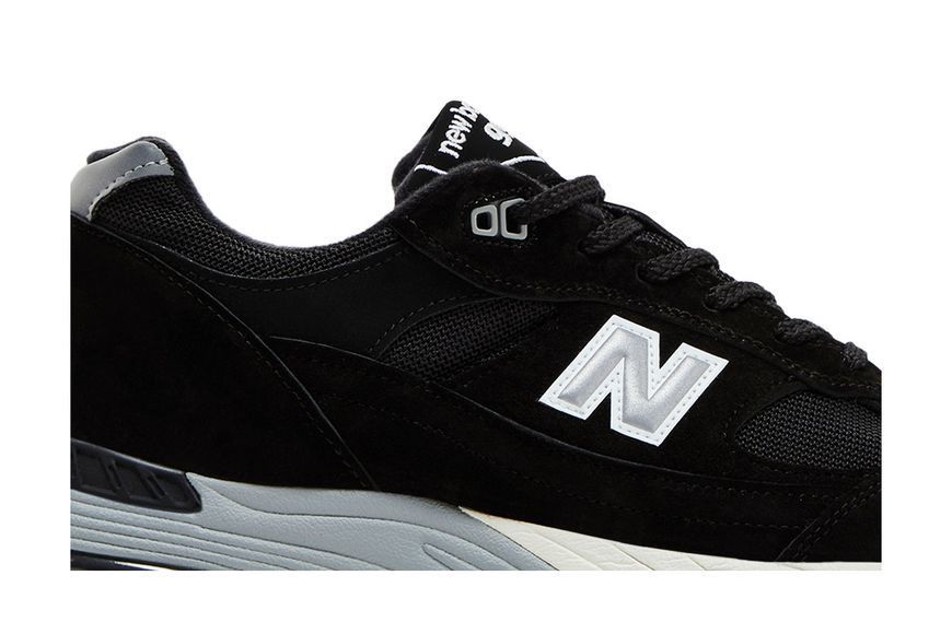 Чоловічі кросівки New Balance 991 Made in England 'Black Silver'| M991EKS M991EKS фото