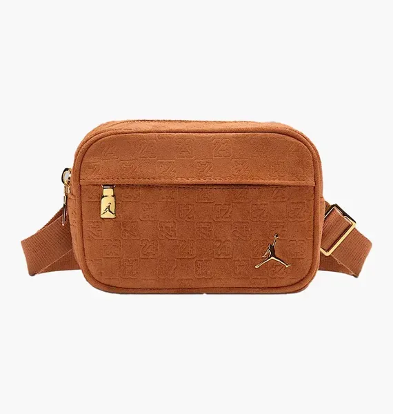 Сумка Air Jordan Jam Suede Monogram Camera Brown | MA9207-X6X фото
