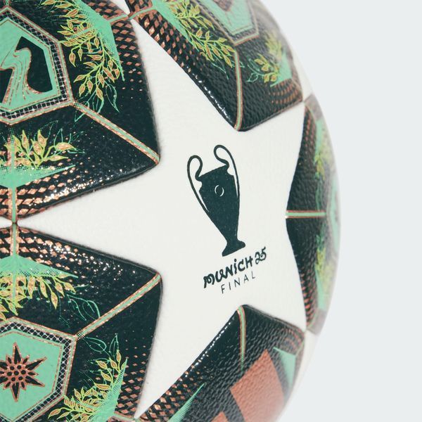 Футбольний м'яч adidas UEFA CHAMPIONS LEAGUE COMPETITION 24/25 KNOCKOUT PHASE 'White / Shadow Green / Solar Slime'| JH1288 JH1288 фото