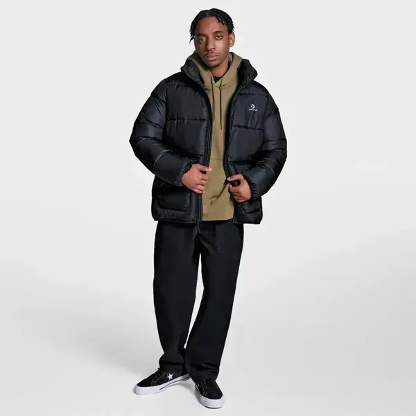 Чоловіча вітровка Converse CORE PUFFER | CVM5J260-BLK фото