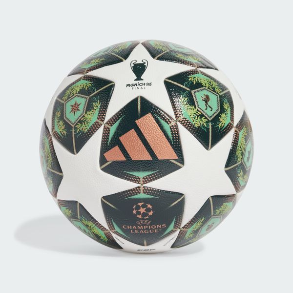 Футбольний м'яч adidas UEFA CHAMPIONS LEAGUE COMPETITION 24/25 KNOCKOUT PHASE 'White / Shadow Green / Solar Slime'| JH1288 JH1288 фото