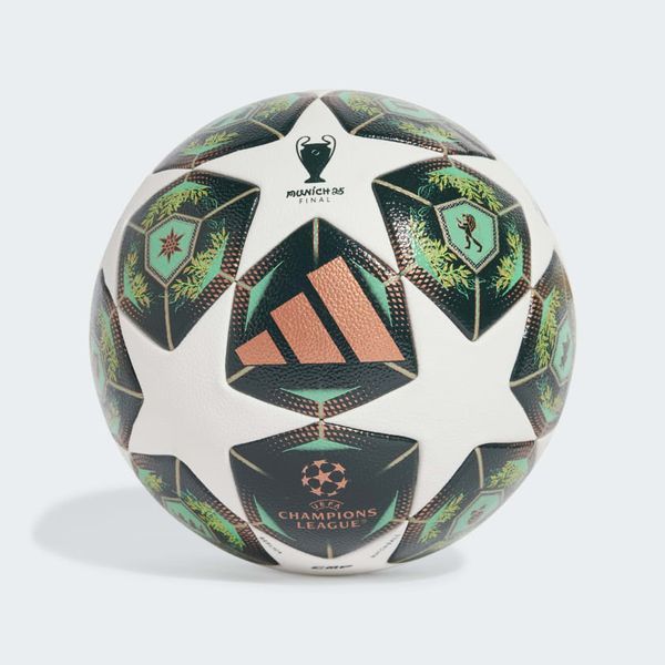 Футбольний м'яч adidas UEFA CHAMPIONS LEAGUE COMPETITION 24/25 KNOCKOUT PHASE 'White / Shadow Green / Solar Slime'| JH1288 JH1288 фото
