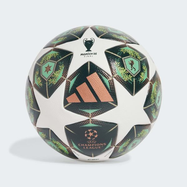 Футбольний м'яч adidas UEFA CHAMPIONS LEAGUE COMPETITION 24/25 KNOCKOUT PHASE 'White / Shadow Green / Solar Slime'| JH1288 JH1288 фото