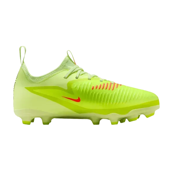 Підліткові бутси Nike Jr. Phantom 6 Low Academy GS 'Hyper Crimson/Limelight/Black' | HM9203-800 фото
