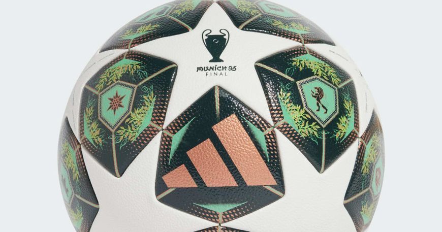 Футбольний м'яч adidas UEFA CHAMPIONS LEAGUE COMPETITION 24/25 KNOCKOUT PHASE 'White / Shadow Green / Solar Slime'| JH1288 JH1288 фото