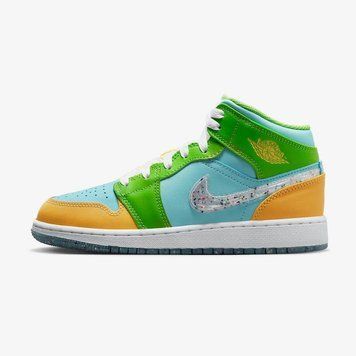 Підліткові кросівки Air Jordan 1 Mid SE GS 'Recycled Grind'| DX4368-400 DX4368-400 фото