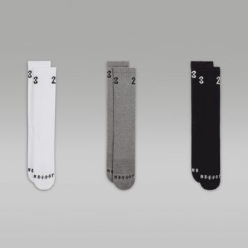 Шкарпетки Jordan Essentials Crew Socks (3 Pairs) 'Black/Grey/White' | DA5718-911 DA5718-911 фото