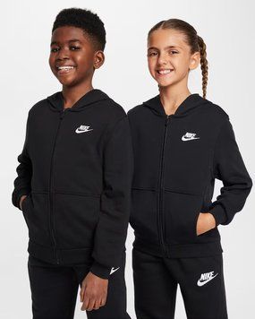 Дитячий худі Nike K NSW CLUB FT HD FZ LS LBR | FD3017-010 FD3017-010 фото