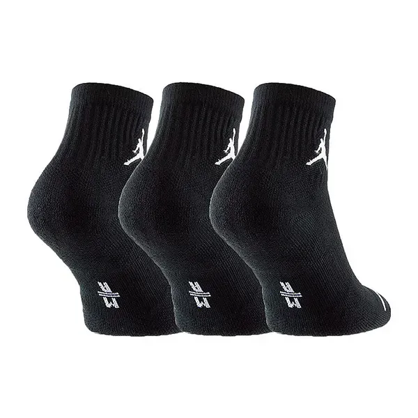 Шкарпетки Nike Apparel Socks Men Air Jumpman Qtr Socks 3 Black | SX5544-010 фото