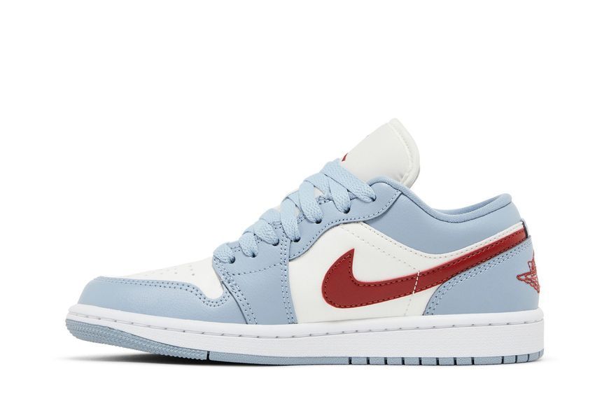 Жіночі кросівки Air Jordan 1 Low 'Blue Whisper Dune Red'| DC0774-164 DC0774-164 фото