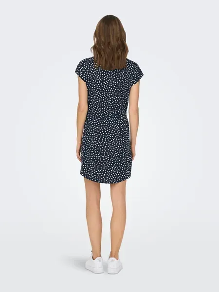 Сукня ONLY Onlmay S/S Dress NOOS | 15153021-NIGHT SKY-AOP:LE фото