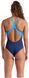 Купальник Arena Купальник закритий для жінок Arena DREAMHLINE SWIMSUIT V BACK темно-синій Жін | 008328-760 008328-760 фото 5