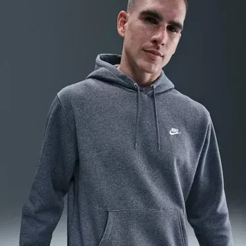 Чоловіча толстовка Nike Club Fleece | FN3859-071 фото