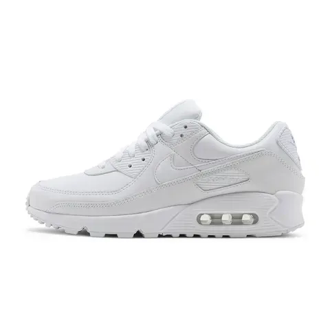 Чоловічі кросівки Nike Air Max 90 Leather 'Triple White'| CZ5594-100