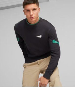 Чоловічий світшот Puma POWER Colourblock Crew Neck Sweatshirt | 673323 51 673323 51 фото