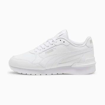 Підліткові кросівки Puma ST Runner v4 Leather Big Kid 'White Cool Light Grey'| 39973602 39973602 фото