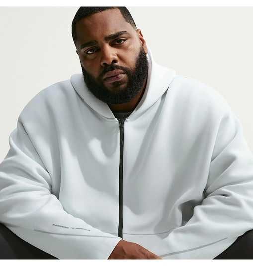 Чоловіча толстовка Nike Tech Fleece White | IF1319-101 фото 3