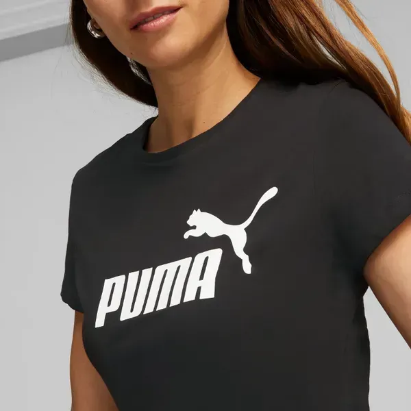 Жіноча футболка Puma Essentials Logo | 586295-01 фото