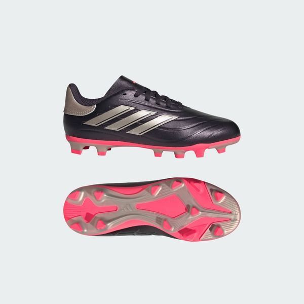 Дитячі бутси adidas Copa Pure II Club FxG Junior 'Aurora Black / Platinum Metallic / Turbo'| IG8737 IG8737 фото